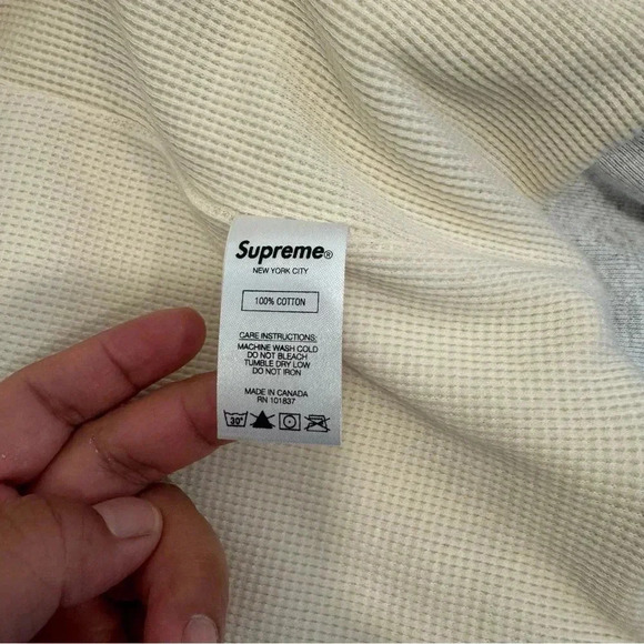 Supreme THERMAL ZIP UP SWEATSHIRT Size S - Picture 9 of 12